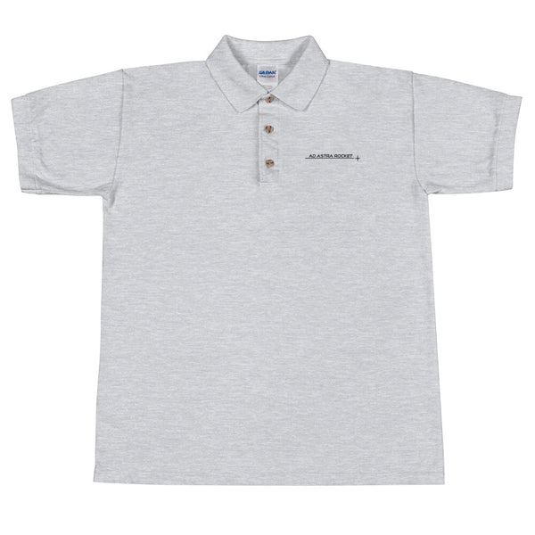 Simple logo Embroidered Polo Unisex (Grey)